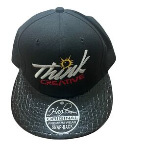Think‎ Creative Harlem original premium wear snapback. Authentic Black!